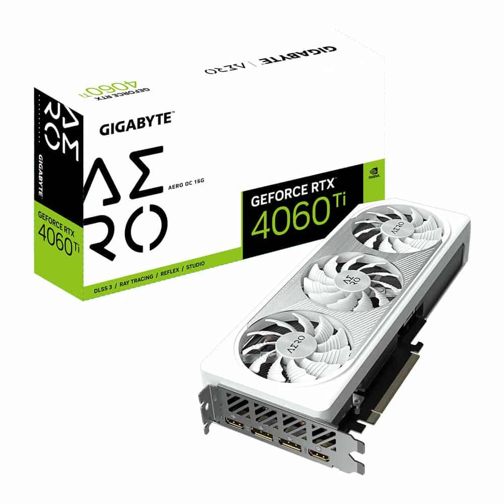 Gigabyte NVIDIA GeForce RTX 4060 Ti 16GB AERO OC Ada Lovelace Graphics Card